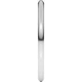 18K White Gold 1.5 mm Comfort-Fit Half Round Band Size 6.5 