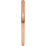 14K Rose Gold 1.5 mm Comfort-Fit Half Round Band Size 4.5 