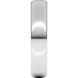 Continuum Sterling Silver 4 mm Lightweight Half Round Band Size 10.5
