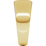 14K Yellow Gold 8 mm Tapered Half Round Band Size 9.5