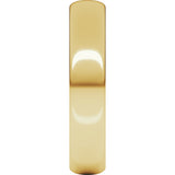 10K Yellow Gold 4 mm Ultra-Lightweight Half Round Band