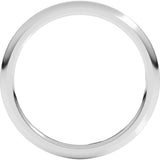 Sterling Silver 1.5 mm Comfort-Fit Half Round Band Size 10 