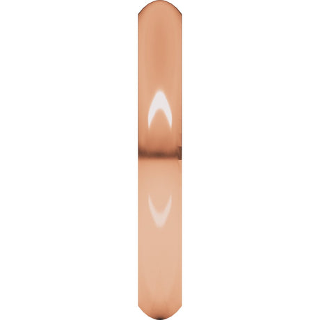 14K Rose Gold 3 mm Comfort-Fit Half Round Band Size 5 