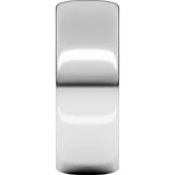 14K White 7 mm Half Round Ultra-Light Band