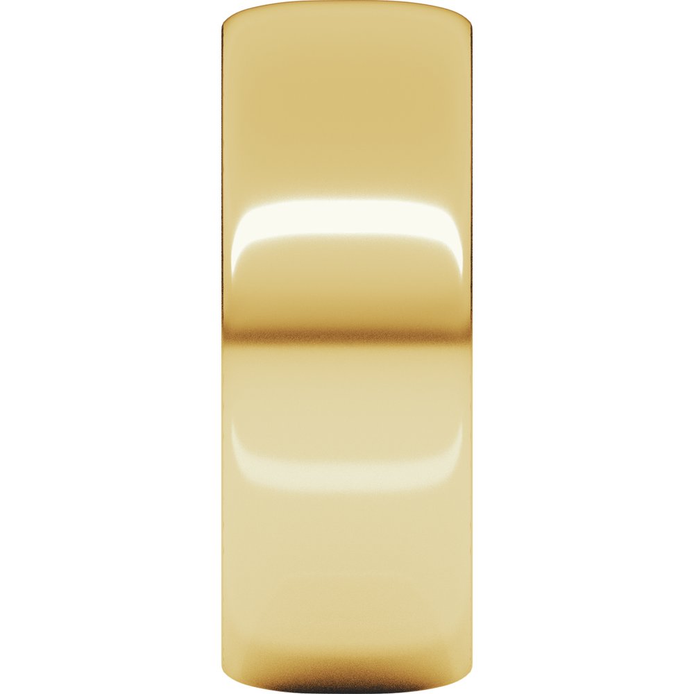 10K Yellow 7 mm Half Round Ultra-Light Band Size 8.5