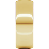 10K Yellow 7 mm Half Round Ultra-Light Band Size 8.5