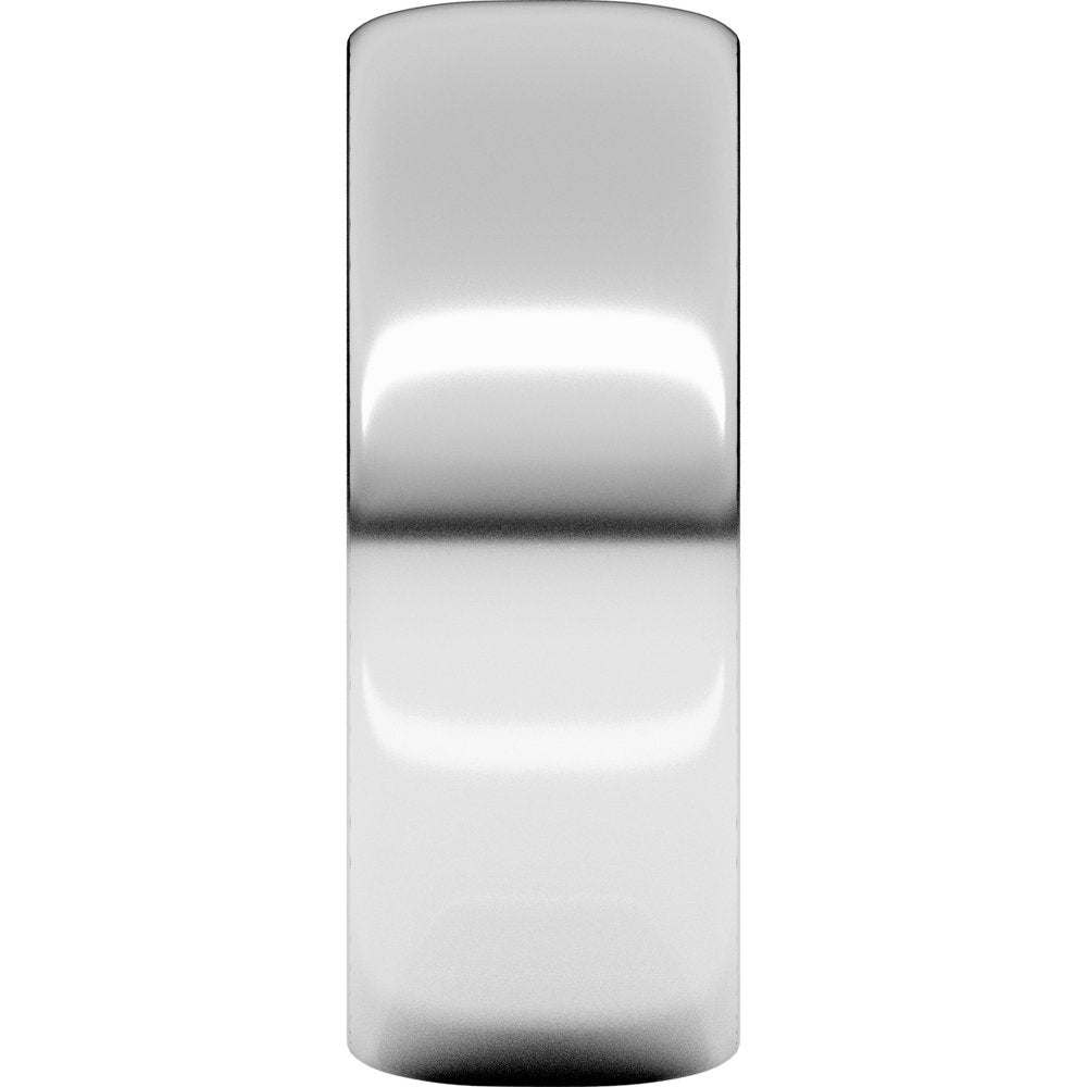 Continuum Sterling Silver 7 mm Ultra-Lightweight Half Round Band Size 8