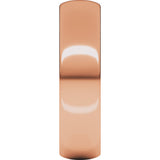 14K Rose Gold 5 mm Ultra-Lightweight Half Round Band Size 9