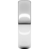 10K White 5 mm Ultra-Lightweight Half Round Band