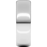 Platinum 6 mm Ultra-Lightweight Half Round Band Size 10