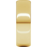 14K Yellow 6 mm Ultra-Lightweight Half Round Band