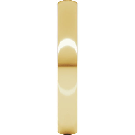 10K Yellow Gold 3 mm Lightweight Comfort-Fit Half Round Band Size 5