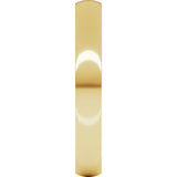 10K Yellow Gold 3 mm Lightweight Comfort-Fit Half Round Band