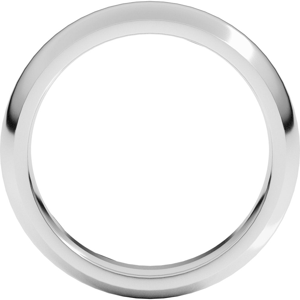 Continuum Sterling Silver 5 mm Comfort-Fit Half Round Band Size 9.5 