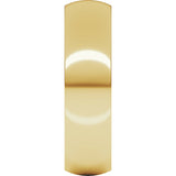 14K Yellow 6 mm Heavyweight Comfort-Fit Half Round Band