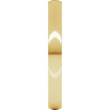 10K Yellow Gold 2.5 mm Lightweight Comfort-Fit Half Round Band Size 5.5