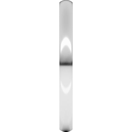 Palladium 2 mm Lightweight Comfort-Fit Half Round Band Size 5.5