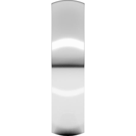 Palladium 5 mm Lightweight Comfort-Fit Half Round Band Size 8