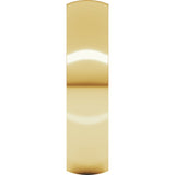 10K Yellow Gold 5 mm Lightweight Comfort-Fit Half Round Band