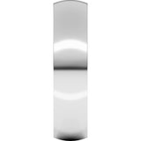 Sterling Silver 5 mm Half Round Comfort Fit Light Band