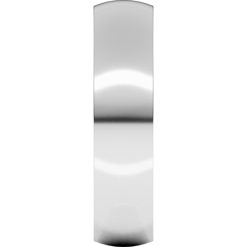 Palladium 5 mm Lightweight Comfort-Fit Half Round Band Size 6