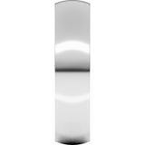 Palladium 5 mm Lightweight Comfort-Fit Half Round Band Size 6