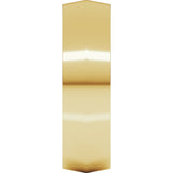 10K Yellow Gold 6 mm Comfort-Fit Knife Band Size 12