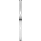 14K X1 White Gold 1.5 mm Lightweight Comfort-Fit Half Round Band Size 6.5