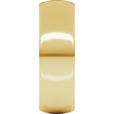 14K Yellow 7 mm Heavyweight Comfort-Fit Half Round Band