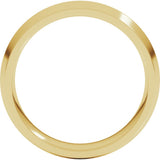 10K Yellow Gold 6 mm Comfort-Fit Knife Band Size 12