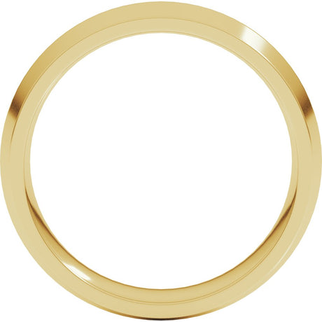 10K Yellow Gold 6 mm Comfort-Fit Knife Band Size 12