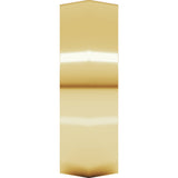 14K Yellow Gold 7 mm Comfort-Fit Knife Band Size 9.5