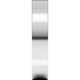 14K White Gold 4 mm Comfort-Fit Square Band Size 5.5
