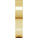 14K Yellow Gold 4 mm Comfort-Fit Square Band Size 5.5