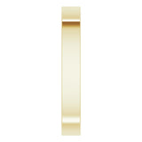 14K Yellow Gold 3 mm Comfort-Fit Square Band Size 6