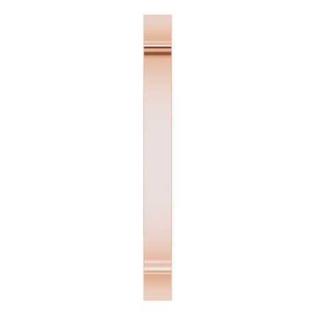 14K Rose 2 mm Comfort-Fit Square Band Size 8