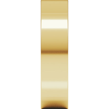 10K Yellow Gold5 mm Comfort-Fit Square Band Size 7