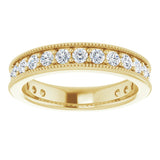 14K Yellow 1 CTW Natural Diamond Anniversary Band