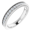 14K White Gold 1/2 CTW Natural Diamond Anniversary Band