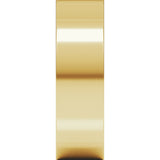 14K Yellow Gold 6 mm Comfort-Fit Square Band Size 6.5