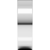 Sterling Silver 6 mm Square Comfort Fit Band Size 11