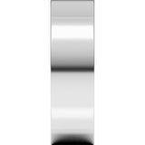 Sterling Silver 6 mm Comfort-Fit Square Band Size 11