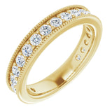 14K Yellow 1 CTW Natural Diamond Anniversary Band