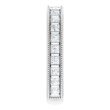 14K White Gold 1 CTW Natural Diamond Anniversary Band