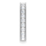 14K White Gold 1 CTW Natural Diamond Anniversary Band