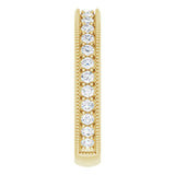 14K Yellow Gold 1/2 CTW Natural Diamond Anniversary Band