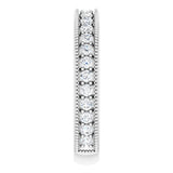 14K White Gold 1/2 CTW Natural Diamond Anniversary Band