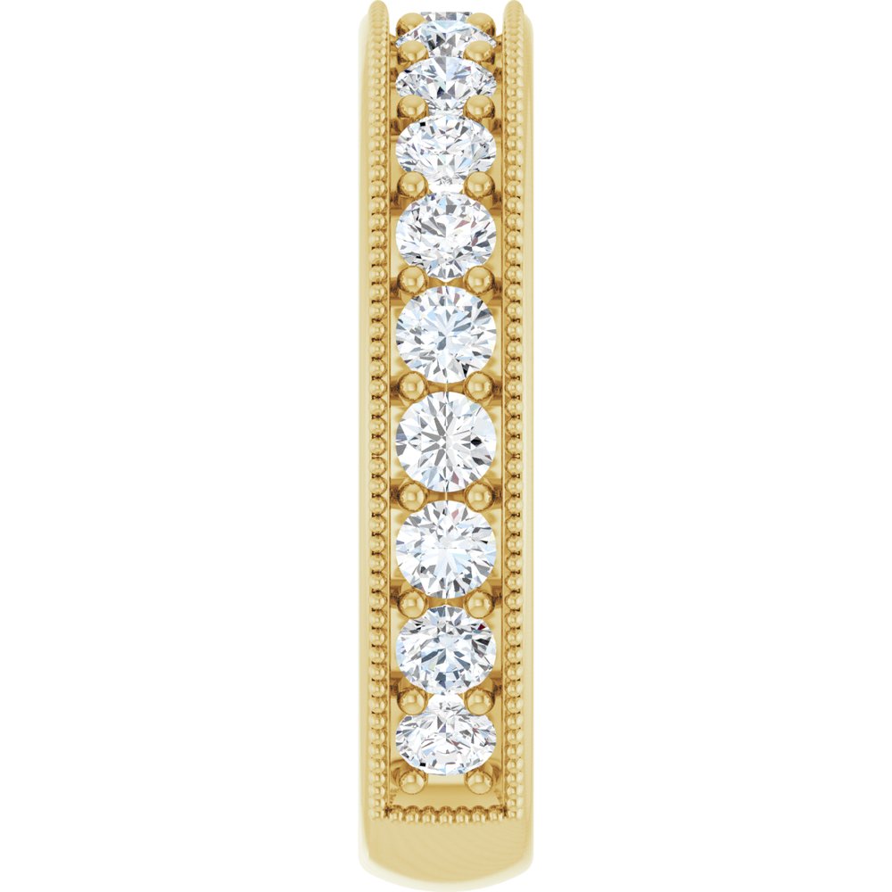14K Yellow Gold 1 1/6 CTW Natural Diamond Anniversary Band