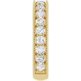 14K Yellow Gold 1 1/6 CTW Natural Diamond Anniversary Band