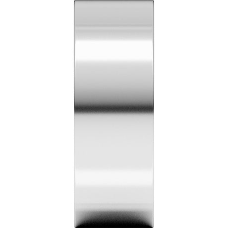 14K White Gold 7 mm Comfort-Fit Square Band Size 6